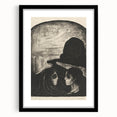 Expressionist Attraction I Print – Dramatic Black and White Wall Art