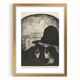 Expressionist Attraction I Print – Dramatic Black and White Wall Art