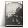 Expressionist Attraction I Print – Dramatic Black and White Wall Art