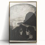 Expressionist Attraction I Print – Dramatic Black and White Wall Art