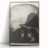 Expressionist Attraction I Print – Dramatic Black and White Wall Art