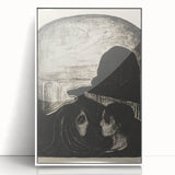 Expressionist Attraction I Print – Dramatic Black and White Wall Art