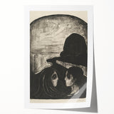 Expressionist Attraction I Print – Dramatic Black and White Wall Art