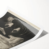 Expressionist Attraction I Print – Dramatic Black and White Wall Art