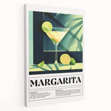 Large canvas featuring assorted colorful fruit and vegetable illustrations, ideal for kitchen wall art.