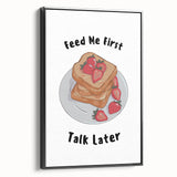 Black and white vintage poster art of a landscape, printed on framed canvas, suitable for bedroom decor.