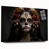 Regal Catrina Portrait – Day of the Dead Wall Art