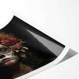 Regal Catrina Portrait – Day of the Dead Wall Art