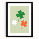 St. Patrick’s Day Wall Art - Irish Shamrock Minimalist Print