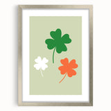 St. Patrick’s Day Wall Art - Irish Shamrock Minimalist Print
