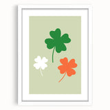 St. Patrick’s Day Wall Art - Irish Shamrock Minimalist Print
