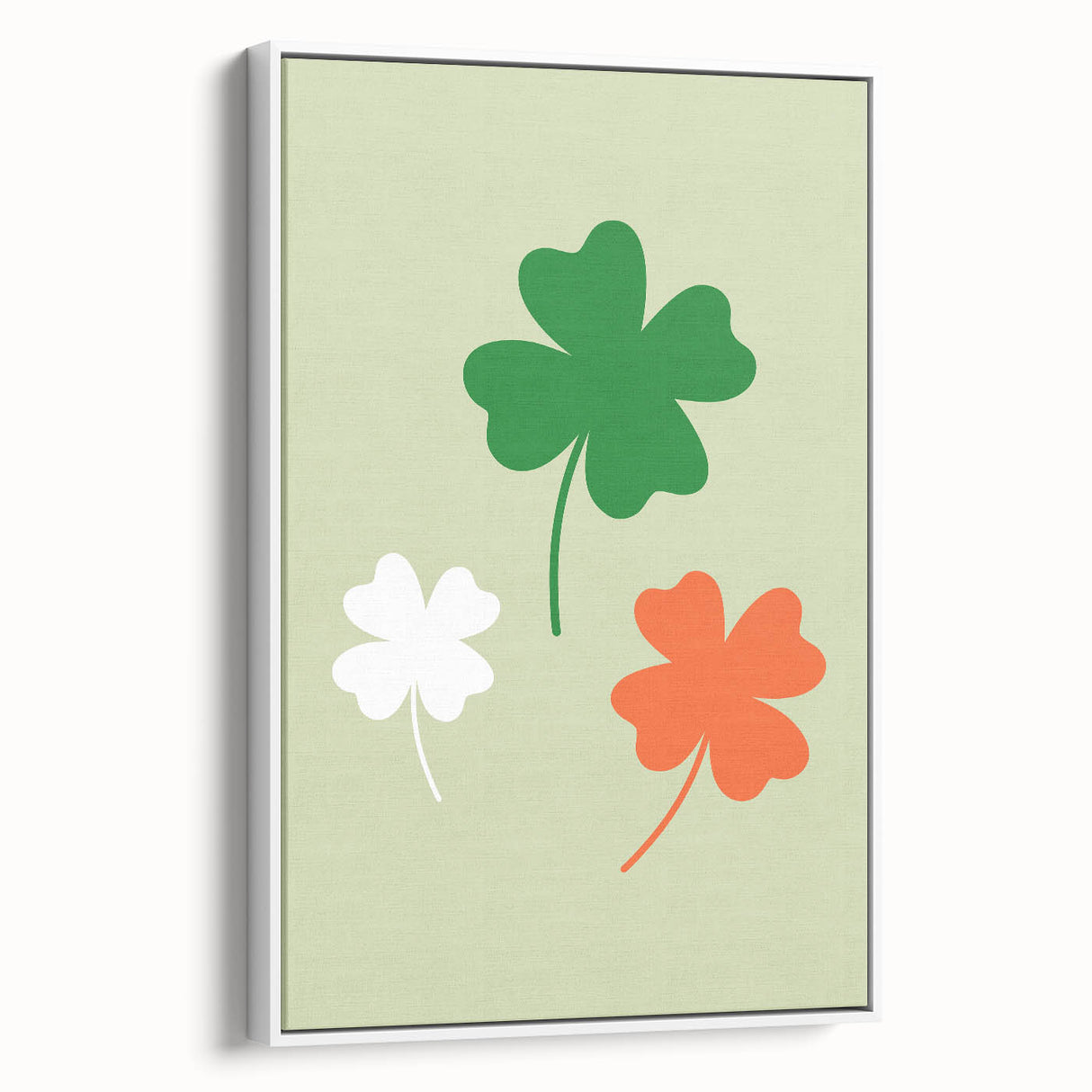 St. Patrick’s Day Wall Art - Irish Shamrock Minimalist Print