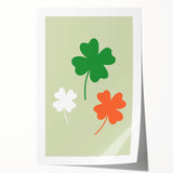 St. Patrick’s Day Wall Art - Irish Shamrock Minimalist Print
