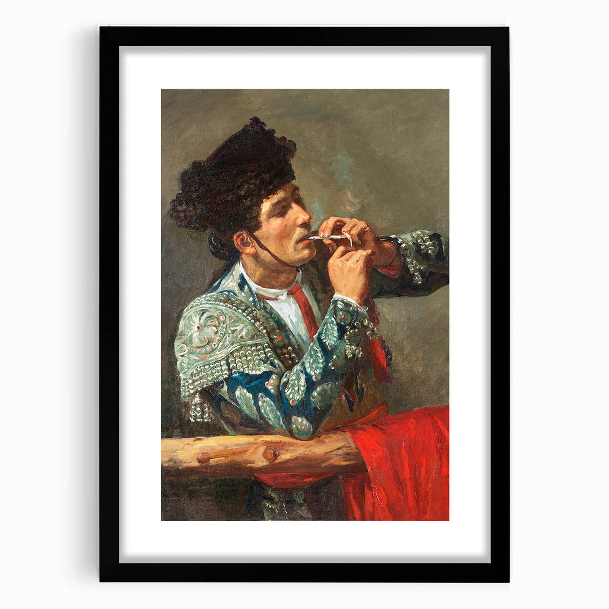 After the Bullfight - Spanish Matador Portrait by Mary Cassatt