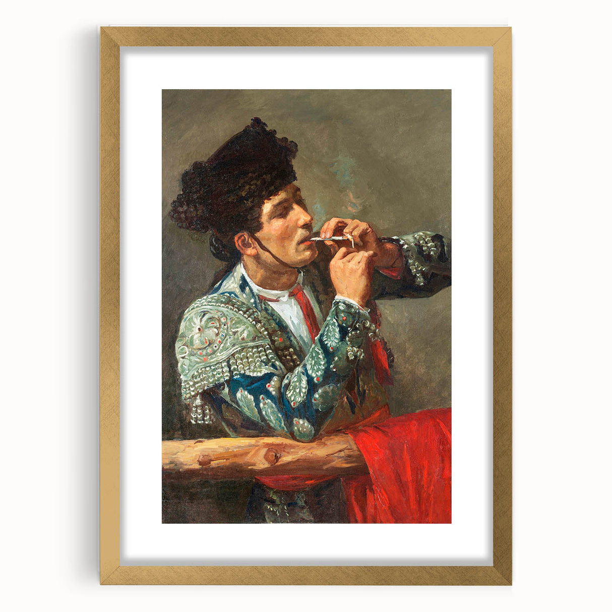 After the Bullfight - Spanish Matador Portrait by Mary Cassatt