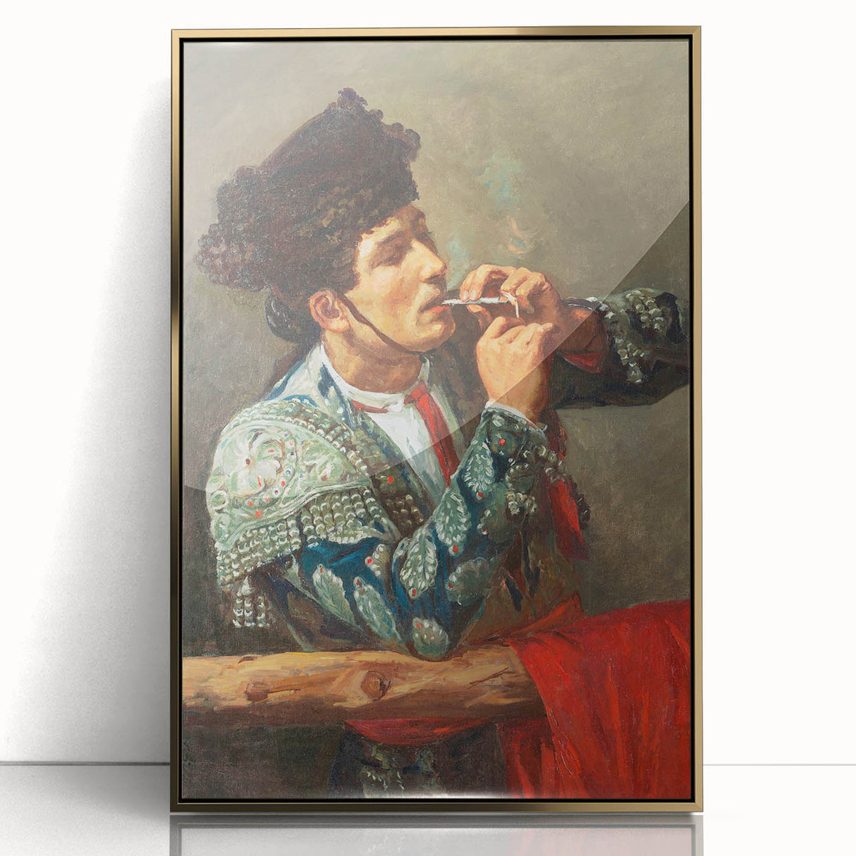 After the Bullfight - Spanish Matador Portrait by Mary Cassatt