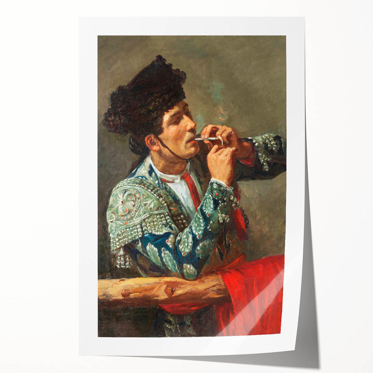 After the Bullfight - Spanish Matador Portrait by Mary Cassatt