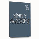 Simply Awesome - Boys Room Wall Art Kids Wall Decor