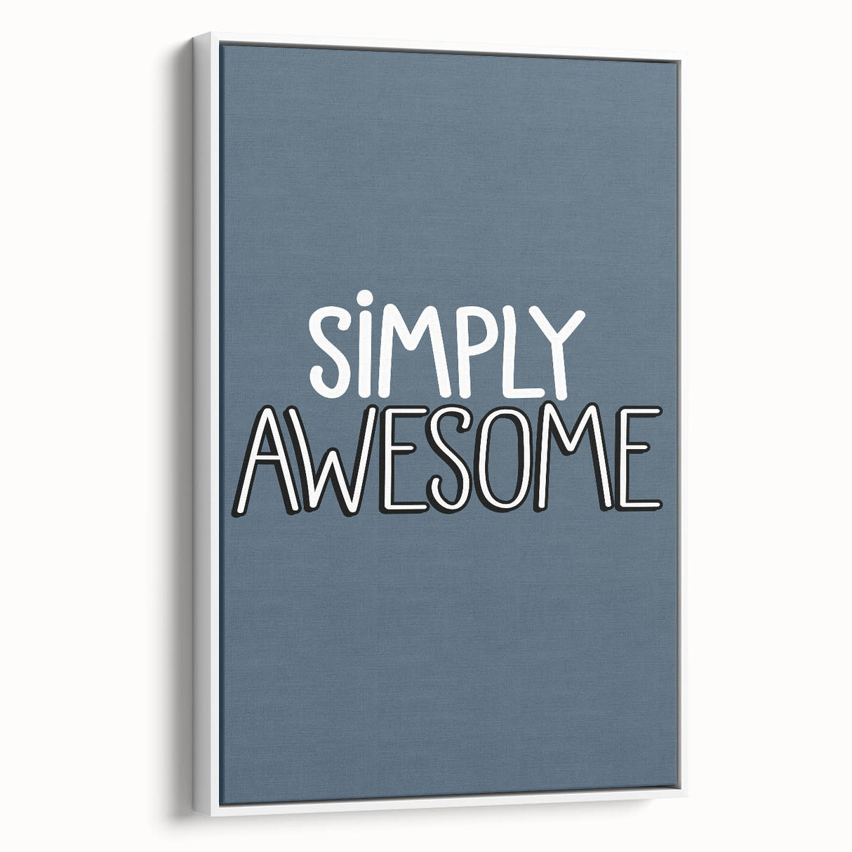 Simply Awesome - Boys Room Wall Art Kids Wall Decor