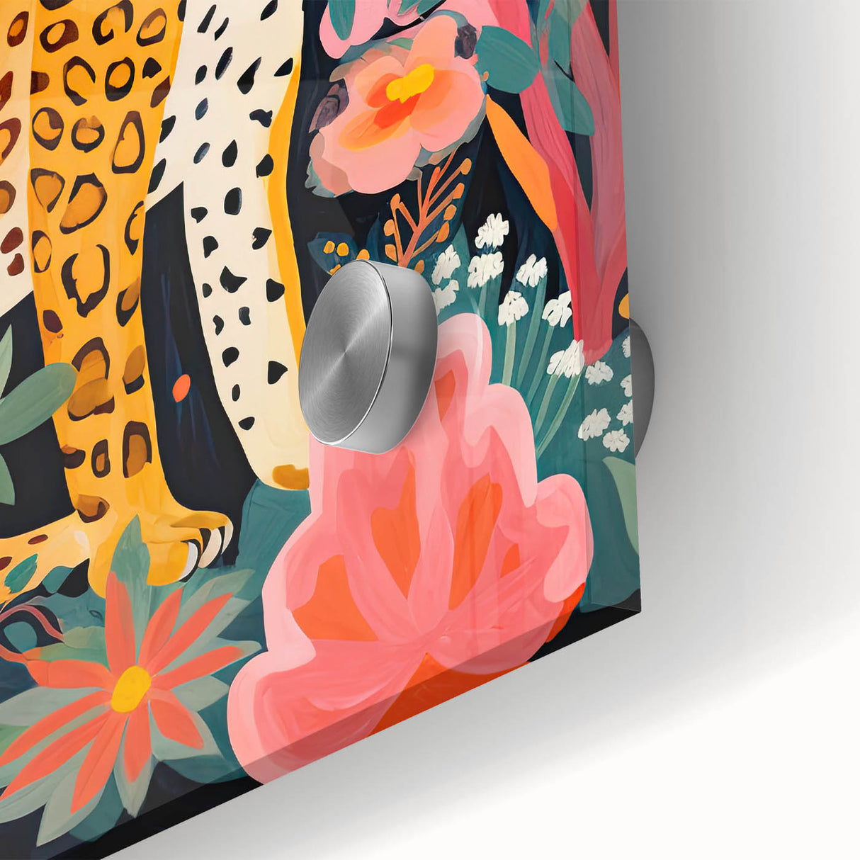 Jungle Safari Kids Room Wall Art – Leopard Nursery Wall Print