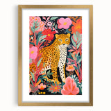 Jungle Safari Kids Room Wall Art – Leopard Nursery Wall Print