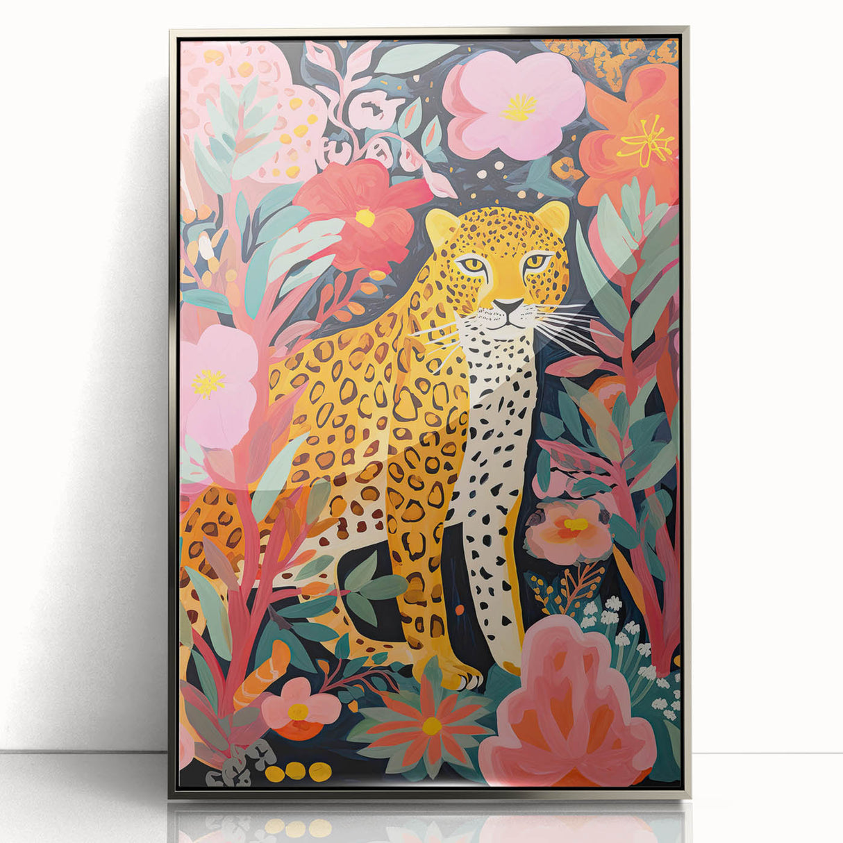 Jungle Safari Kids Room Wall Art – Leopard Nursery Wall Print