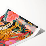 Jungle Safari Kids Room Wall Art – Leopard Nursery Wall Print