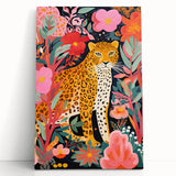 Jungle Safari Kids Room Wall Art – Leopard Nursery Wall Print