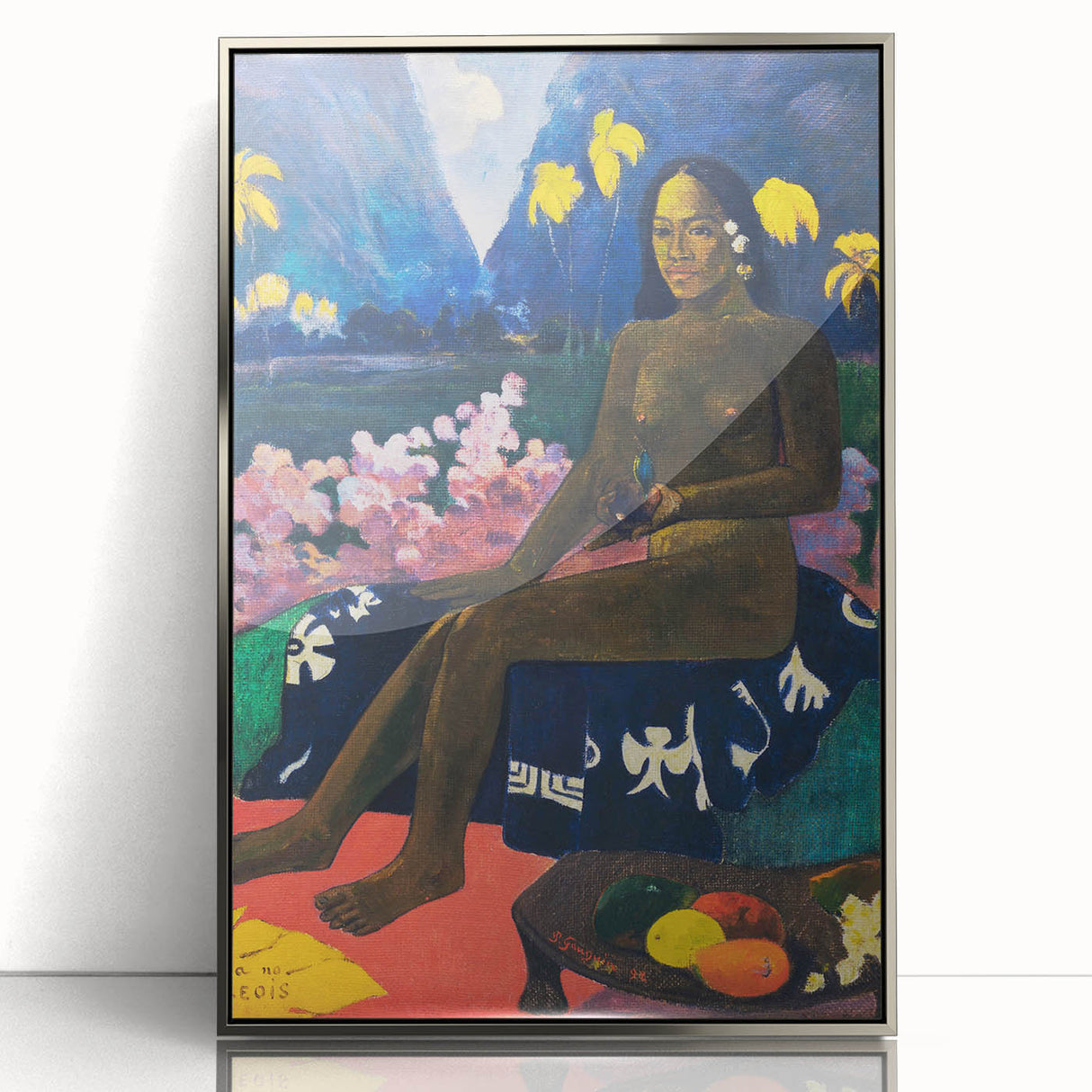 Modern Tropical Portrait - Vibrant Art Print by Paul Gauguin for Home Decor