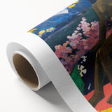 Modern Tropical Portrait - Vibrant Art Print by Paul Gauguin for Home Decor