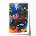 Modern Tropical Portrait - Vibrant Art Print by Paul Gauguin for Home Decor