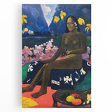 Modern Tropical Portrait - Vibrant Art Print by Paul Gauguin for Home Decor