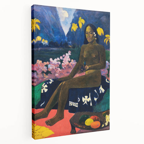 Modern Tropical Portrait - Vibrant Art Print by Paul Gauguin for Home Decor