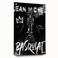 Raw Pop Art Wall Art – Jean-Michel Basquiat Graffiti Canvas Print