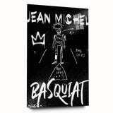 Raw Pop Art Wall Art – Jean-Michel Basquiat Graffiti Canvas Print