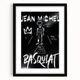 Raw Pop Art Wall Art – Jean-Michel Basquiat Graffiti Canvas Print