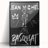 Raw Pop Art Wall Art – Jean-Michel Basquiat Graffiti Canvas Print