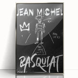 Raw Pop Art Wall Art – Jean-Michel Basquiat Graffiti Canvas Print
