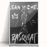 Raw Pop Art Wall Art – Jean-Michel Basquiat Graffiti Canvas Print