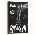 Raw Pop Art Wall Art – Jean-Michel Basquiat Graffiti Canvas Print