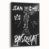 Raw Pop Art Wall Art – Jean-Michel Basquiat Graffiti Canvas Print