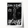 Raw Pop Art Wall Art – Jean-Michel Basquiat Graffiti Canvas Print