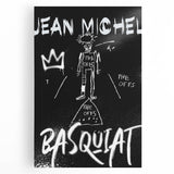 Raw Pop Art Wall Art – Jean-Michel Basquiat Graffiti Canvas Print