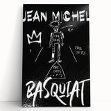 Raw Pop Art Wall Art – Jean-Michel Basquiat Graffiti Canvas Print