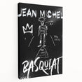 Raw Pop Art Wall Art – Jean-Michel Basquiat Graffiti Canvas Print