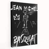 Raw Pop Art Wall Art – Jean-Michel Basquiat Graffiti Canvas Print