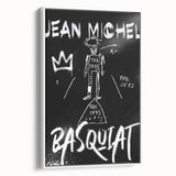 Raw Pop Art Wall Art – Jean-Michel Basquiat Graffiti Canvas Print
