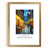 Extra large framed impressionist wall art depicting a vibrant, textured abstract scene, ideal for living room decor.
