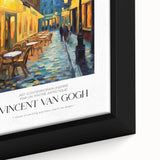 Extra large black wall art featuring a textured, colorful impressionist design on a framed canvas.