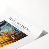 Extra large wall art featuring Van Gogh-style impressionist floral art in vibrant colors on rolled canvas.